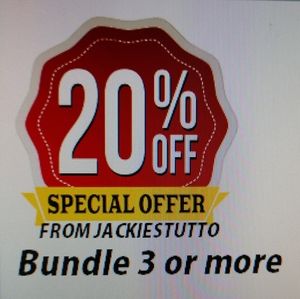 BUNDLE 3 OR MORE for 20% OFF